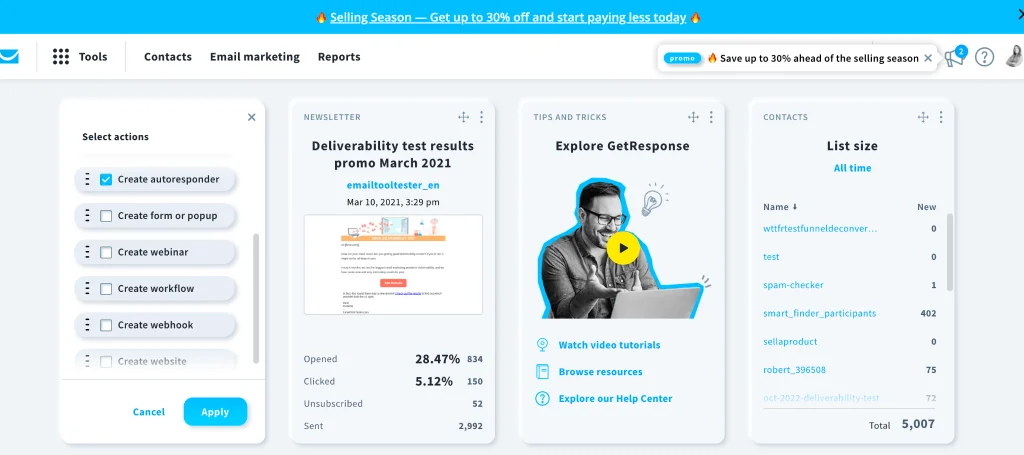 GetResponse-All in one Marketing Suite